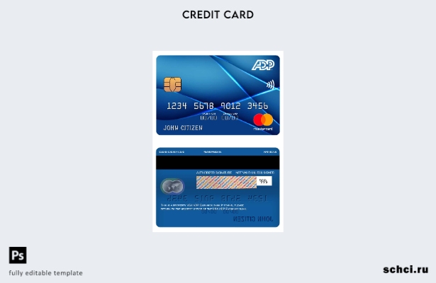 цифровая загрузка шаблона Mastercard USA ADP Earnings